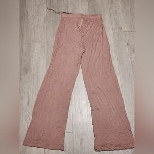 NWT SKIMS Wide Leg Sleep Lounge Pants in Mauve - S